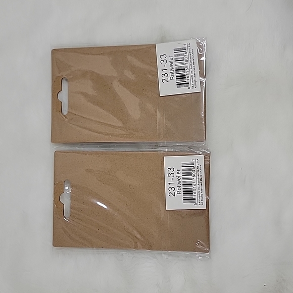 Rottweiler Set of 2 Absorbent Car Coaster - Picture 5 of 5